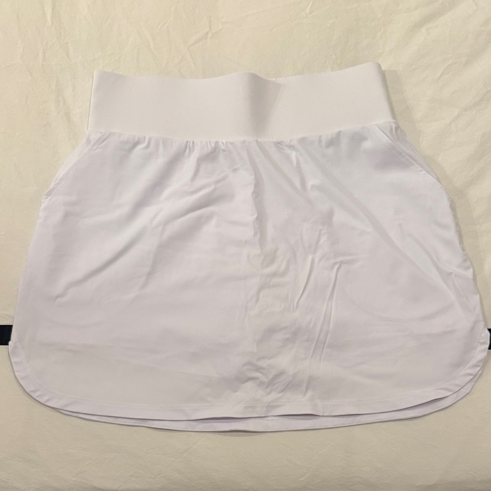 The Gym People White Skort